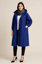 Ruby – Trench Lungo con Cappuccio da Donna con Tasche