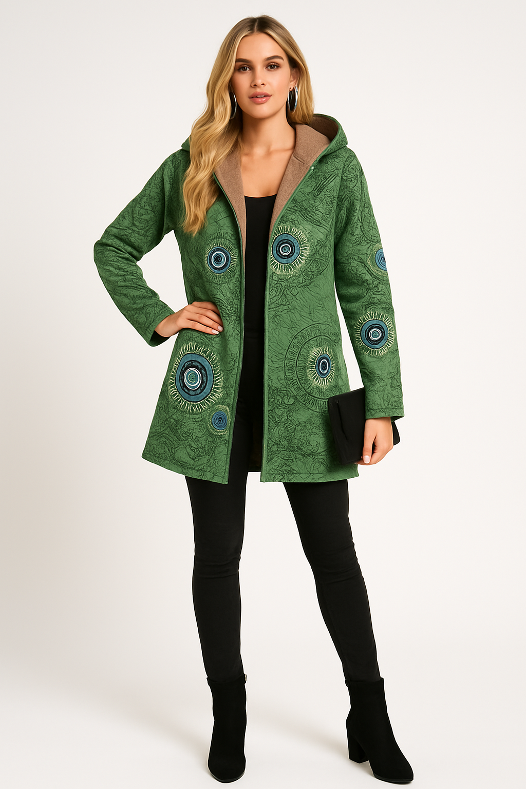 Giacca Invernale Floreale da Donna