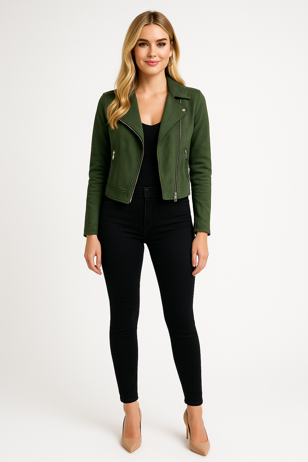 Giacca corta casual da donna