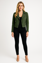 Giacca corta casual da donna