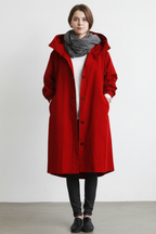 Trench lungo antipioggia da donna