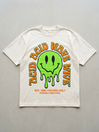 T-Shirt Oversize Acid Wave - Vista frontale