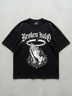 T-Shirt Oversize Broken Halo - Vista frontale