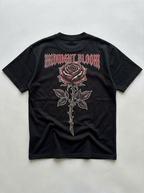 T-Shirt Oversize Midnight Bloom - Vista posteriore