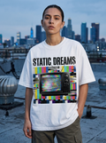 T-Shirt Oversize Static Dreams - Indossata